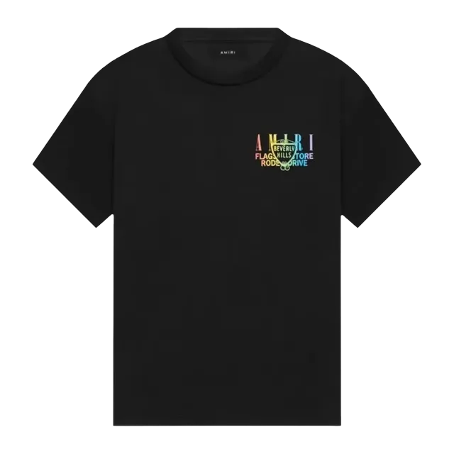 Amiri Xo Beverly Hills Black — Authentic T-Shirts at CLZTURE