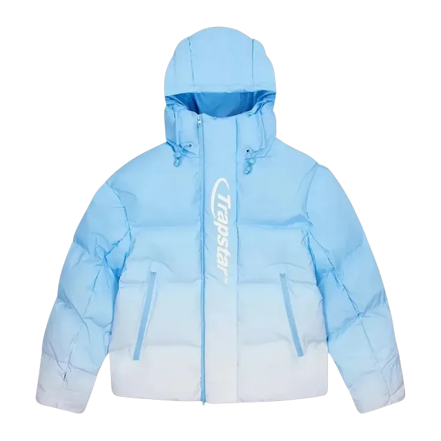 Trapstar Hyperdrive Technical Puffer Blue Gradient — Authentic Jackets & Outerwear at CLZTURE