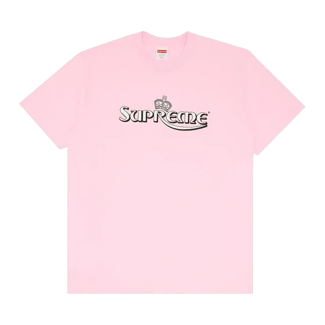 Supreme Crown T-Shirt Light Pink — Authentic Supreme in stock at CLZTURE