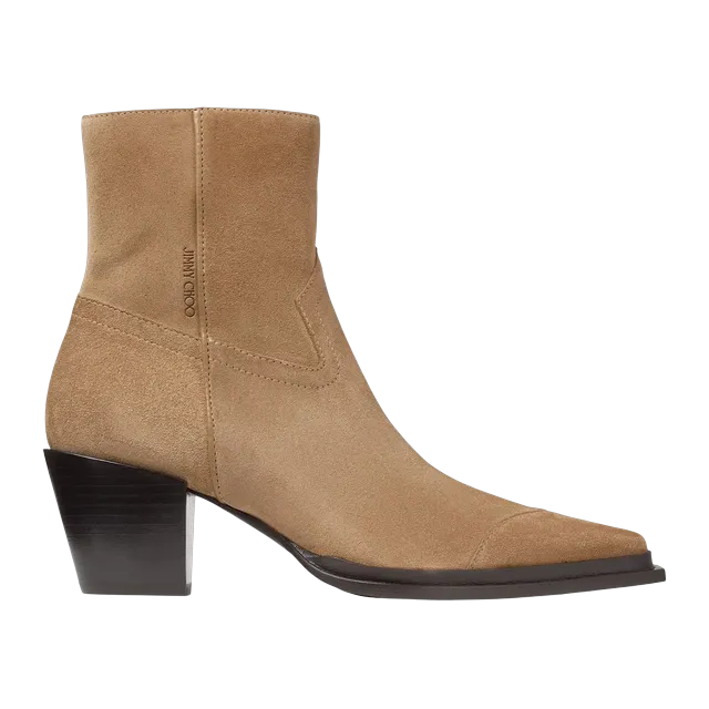 Jimmy Choo Cece Ankle Boot 60Mm Brown — Authentic Boots at CLZTURE