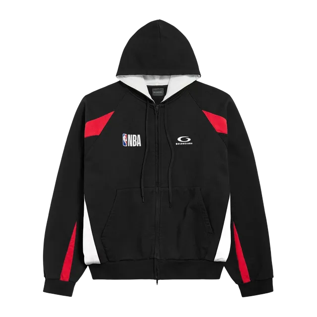 Balenciaga Nba Hoodie Zippé Black — Authentic Hoodies & Sweats at CLZTURE