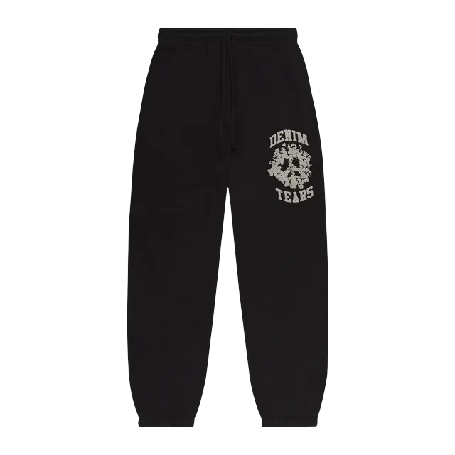 Denim Tears University Sweatpants Black/Grey — Authentic Denim Tears in stock at CLZTURE