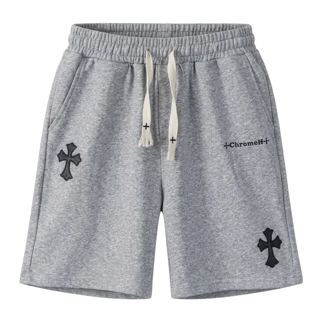 Chrome Hearts Cross Shorts Grey — Authentic Shorts at CLZTURE