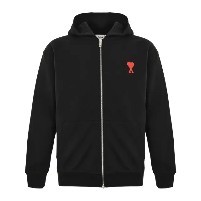 Zip Ami De Coeur Black — Authentic Hoodies & Sweats at CLZTURE