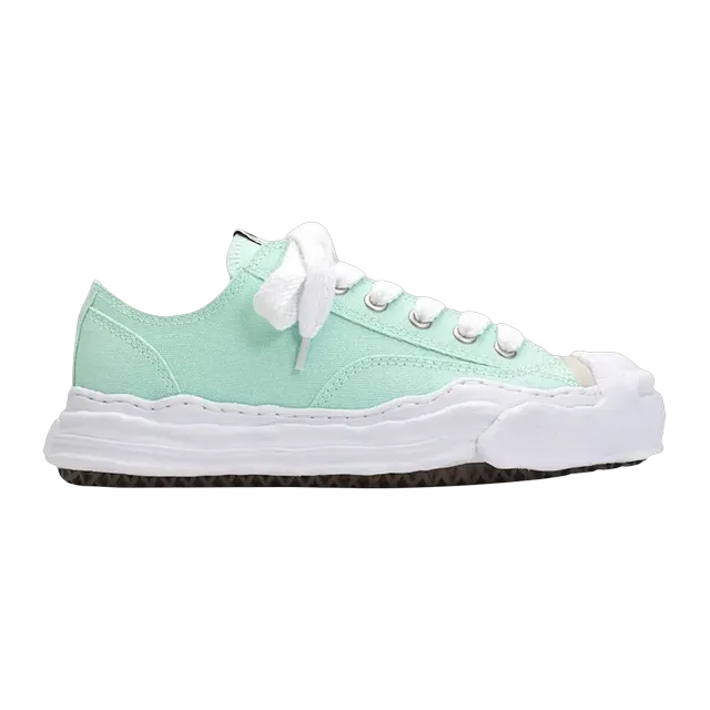 Mihara Yasuhiro Hank Og Sole Canvas Low Light Blue — Authentic Shoes & Footwear at CLZTURE