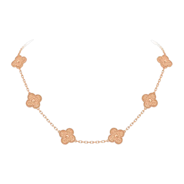 Van Cleef & Arpels Vintage Alhambra 10 Motifs Gold — Authentic Jewelry at CLZTURE
