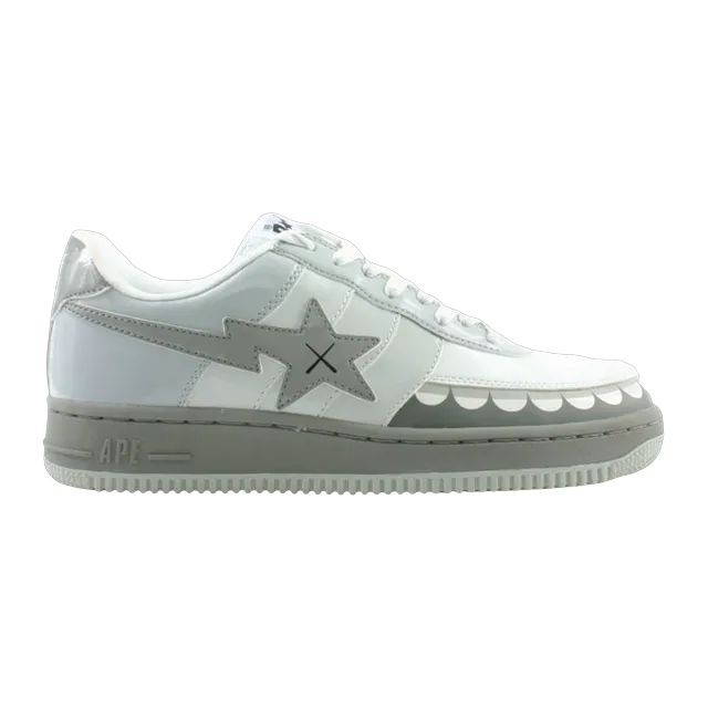 BAPE Kaws x Bapesta Fs-029 Low Chompers – Grey — Authentic Shoes & Footwear at CLZTURE