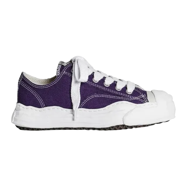 Mihara Yasuhiro Hank Og Sole Canvas Low Purple — Authentic Shoes & Footwear at CLZTURE