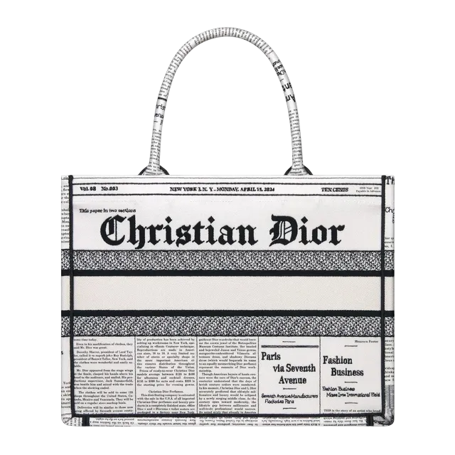 Bag Dior Book Tote Medium 36Cm White — Authentic Bags & Luggage at CLZTURE