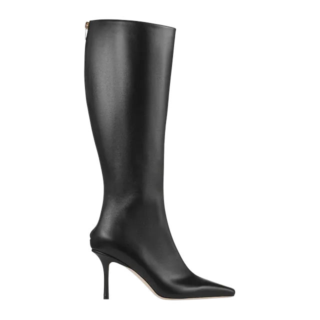 Jimmy Choo Agathe Knee Boot 85Mm Black — Authentic at CLZTURE