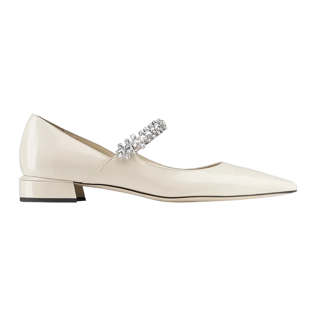 Jimmy Choo Bing Pump Flat White — Authentic Jimmy Choo in stock at CLZTURE