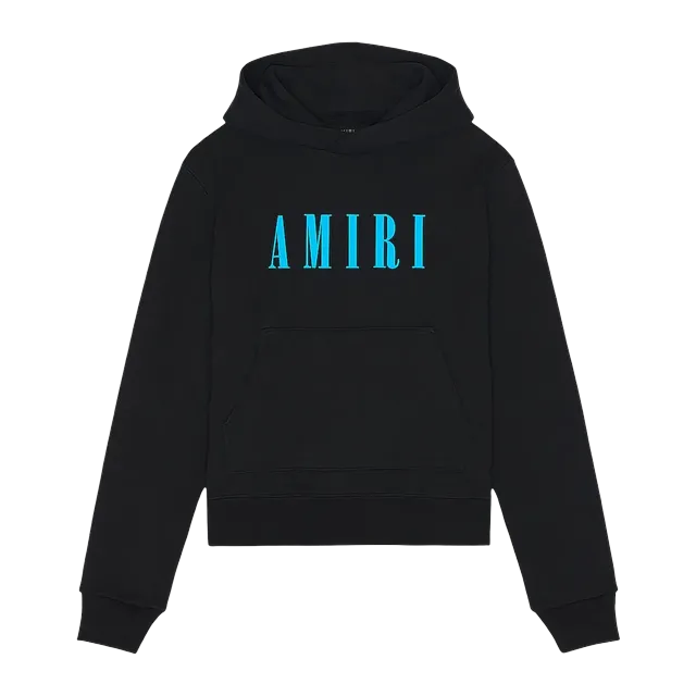 Amiri Core Logo Hoodie Black — Authentic Hoodies & Sweats at CLZTURE