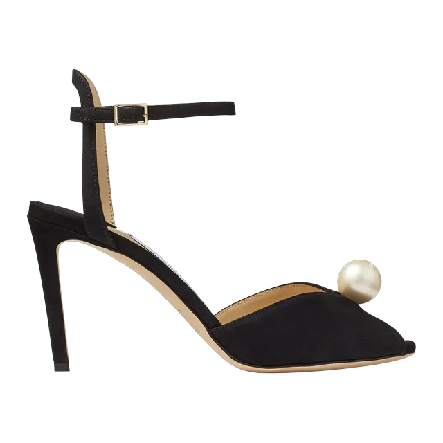 Jimmy Choo Sacora 85Mm Black — Authentic Jimmy Choo in stock at CLZTURE