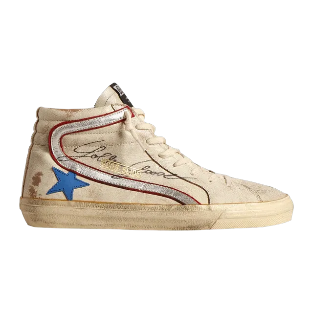 Golden Goose Sneakers Slide White — Authentic Golden Goose in stock at CLZTURE
