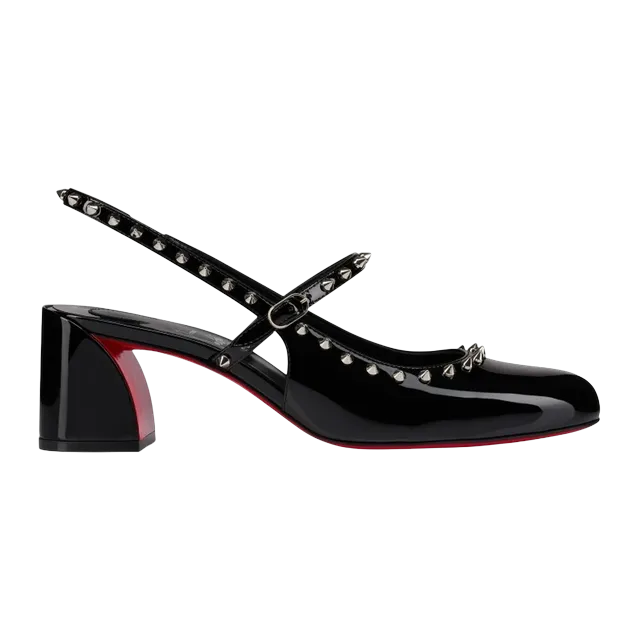 Christian Louboutin Janispikes 55Mm Black — Authentic Christian Louboutin in stock at CLZTURE