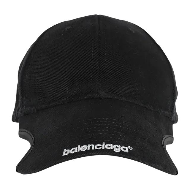 Balenciaga Cap Black/White — Authentic Balenciaga in stock at CLZTURE