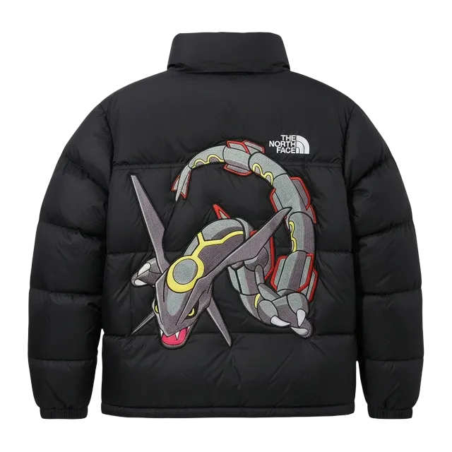 The North Face Pokémon x Nuptse 1996 Rayquaza Shiny — Authentic Jackets & Outerwear at CLZTURE