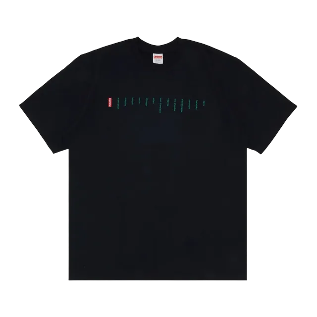 Supreme Location T-Shirt Navy — Authentic Supreme in stock at CLZTURE