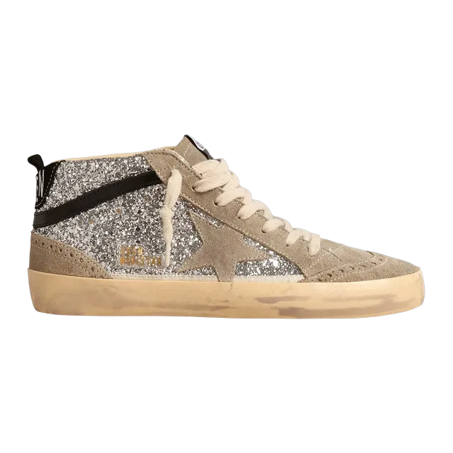 Golden Goose Sneakers Mid Star Silver — Authentic Shoes & Footwear at CLZTURE