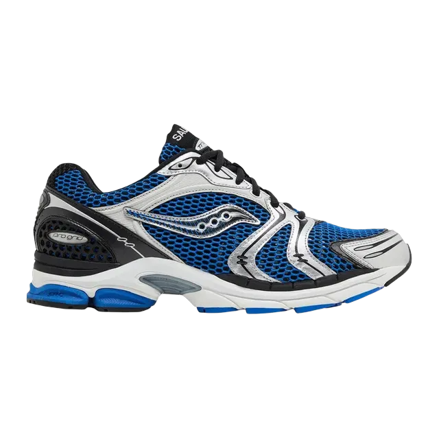 Saucony Progrid Triumph 4 Blue Silver — Authentic Shoes & Footwear at CLZTURE