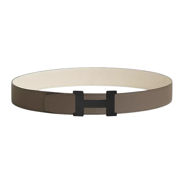 Hermès Boucle Constance 38Mm White Grey — Authentic Accessories at CLZTURE