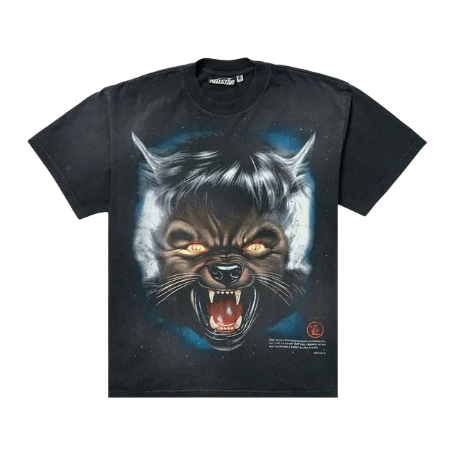 Hellstar Full Moon T-Shirt Black — Authentic T-Shirts at CLZTURE