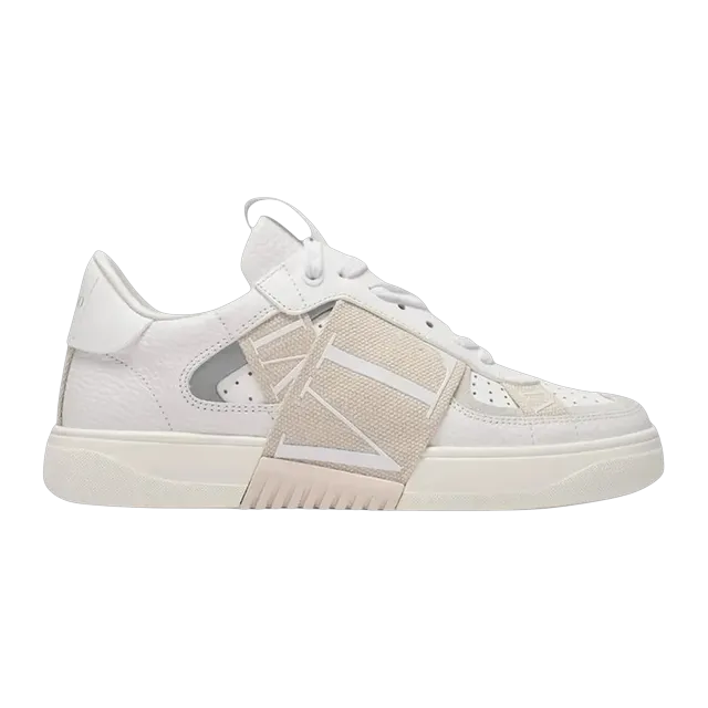 Valentino Vl7N Low White Pale Pink — Authentic Shoes & Footwear at CLZTURE