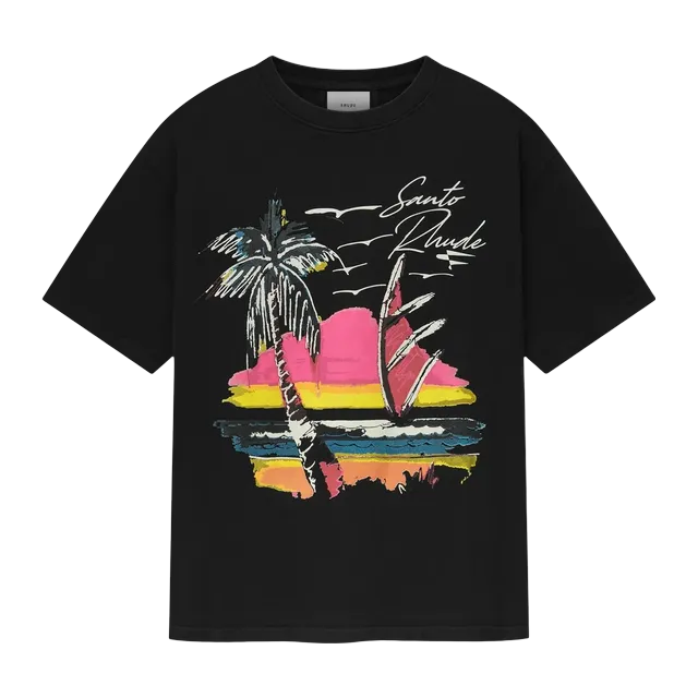 Saint-Rhude T-Shirt Black — Authentic Rhude in stock at CLZTURE