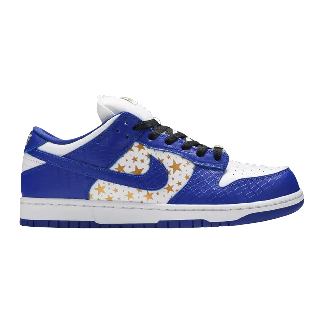 Supreme x Dunk Low Og SB Qs Hyper Royal — Authentic Nike in stock at CLZTURE