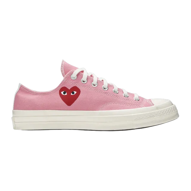 Converse Comme Des Garçons x Chuck 70 Low Bright Pink — Authentic Shoes & Footwear at CLZTURE