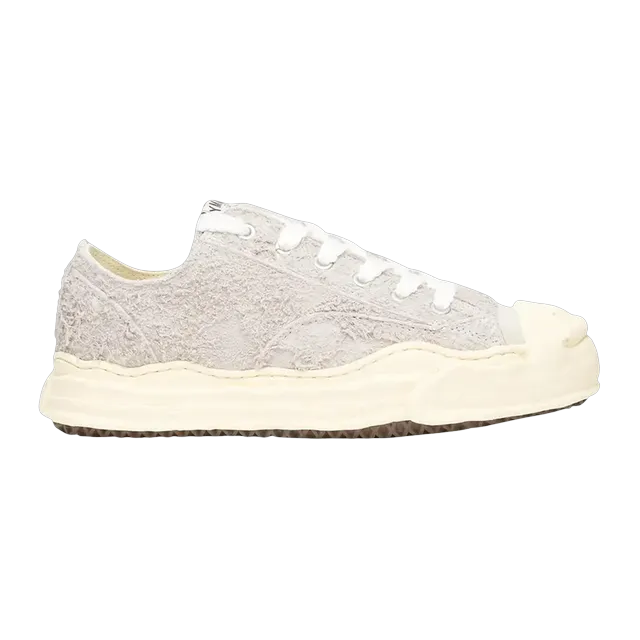 Mihara Yasuhiro Hank Vintage Sole Broken Suede Low White — Authentic Shoes & Footwear at CLZTURE