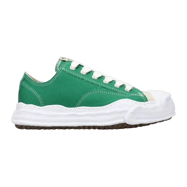 Mihara Yasuhiro Hank Og Sole Canvas Low Clear Green — Authentic Shoes & Footwear at CLZTURE