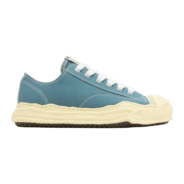 Mihara Yasuhiro Hank Vintage Sole Canvas Low Blue — Authentic Shoes & Footwear at CLZTURE