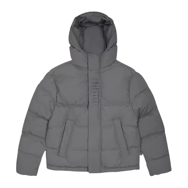 Trapstar Decoded 2.0 Hooded Puffer Grey — Authentic at CLZTURE