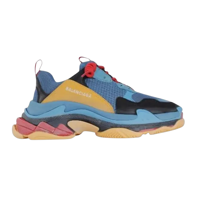 Balenciaga Triple S Blue Orange — Authentic Shoes & Footwear at CLZTURE