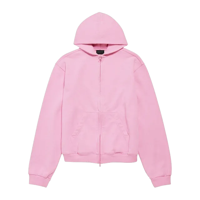 Balenciaga Hoodie Zippé Bow Pink — Authentic Hoodies & Sweats at CLZTURE