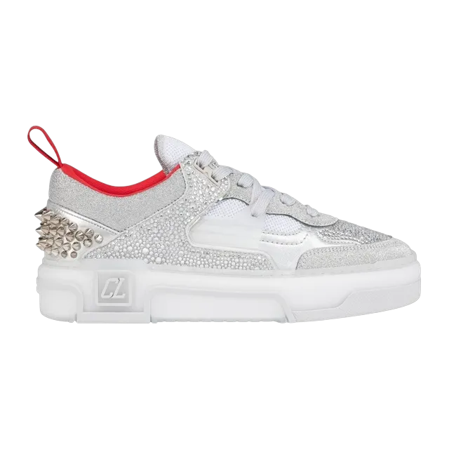 Christian Louboutin Astroloubi Strass Silver — Authentic Shoes & Footwear at CLZTURE