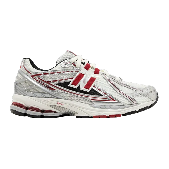 New Balance 1906R Silver Classic Crimson — Authentic Shoes & Footwear at CLZTURE