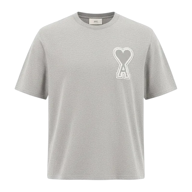 T-Shirt Ami De Coeur Grey — Authentic T-Shirts at CLZTURE