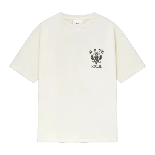 St. Rhude Seal T-Shirt White — Authentic Rhude in stock at CLZTURE