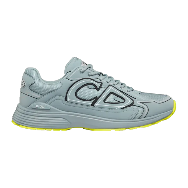 Dior Sneakers B30 Reflective Blue Neon Yellow — Authentic Shoes & Footwear at CLZTURE