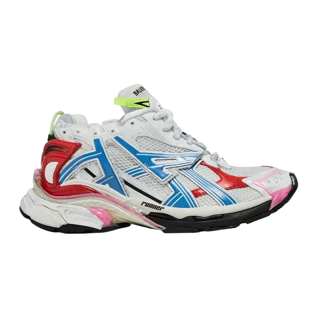 Balenciaga Runner White Red Blue Pink — Authentic Shoes & Footwear at CLZTURE
