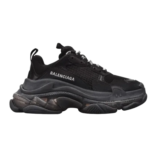 Balenciaga Triple S Mesh Black Trainer Womens — Authentic Balenciaga at CLZTURE