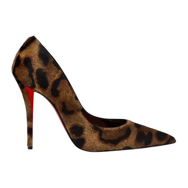 Christian Louboutin Miss z 100Mm Leopard — Authentic Shoes & Footwear at CLZTURE