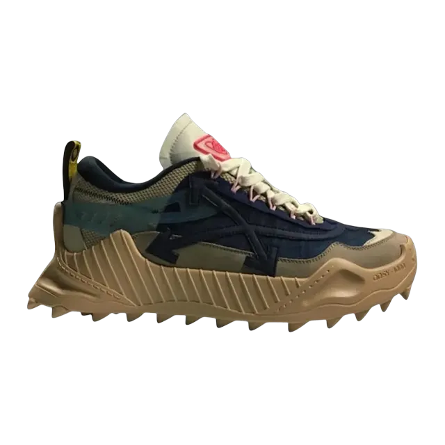 Off-White Odsy-1000 Navy Tan — Authentic Shoes & Footwear at CLZTURE