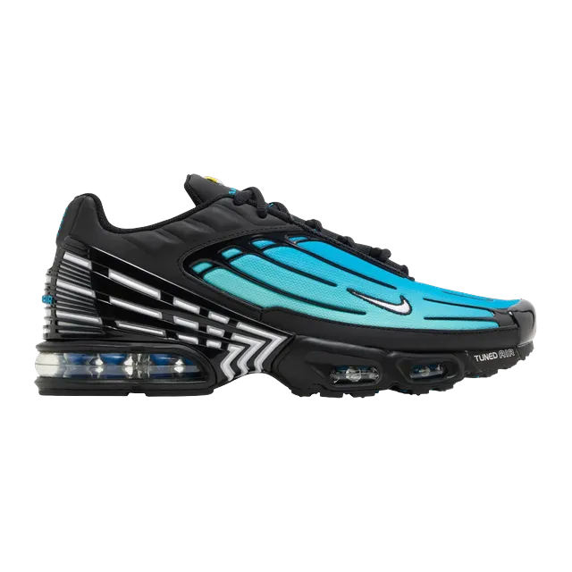 Air Max Plus 3 Black Laser Blue — Authentic Shoes & Footwear at CLZTURE