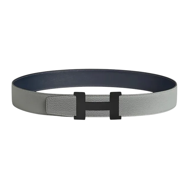 Hermès Boucle Constance 38Mm Blue Grey — Authentic Accessories at CLZTURE