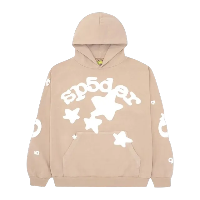 Sp5der Beluga Hoodie Sand — Authentic Hoodies & Sweats at CLZTURE