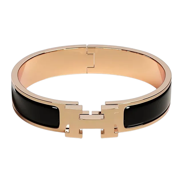 Hermès Bracelet Clic h Black — Authentic at CLZTURE