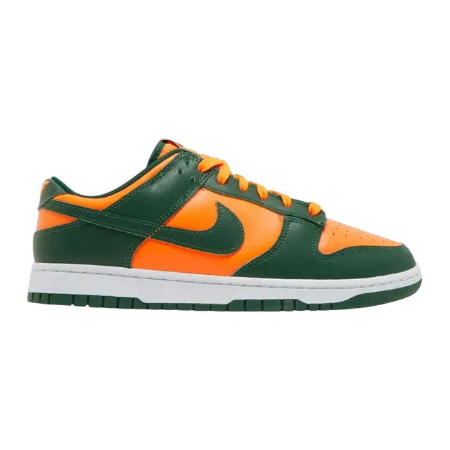 Dunk Low Miami Hurricanes — Authentic Nike in stock at CLZTURE